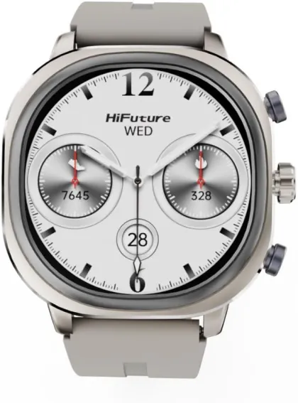 HiFuture AIX Lite Silver/Grey SmartWatch AMOLED Display, GPS, 10 Days Battery, Gorilla Glass, 1ATM