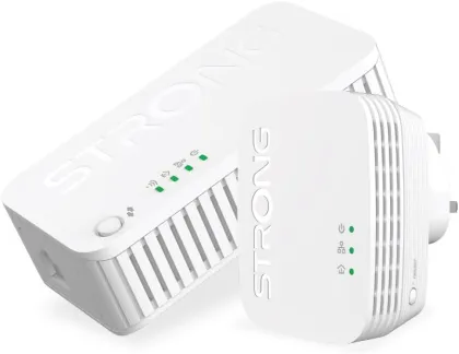 Strong Powerline Kit A1000 Mini 1000Mbps WI-Fi 1200Mbps UK POWERWF1000DUOMINIUK