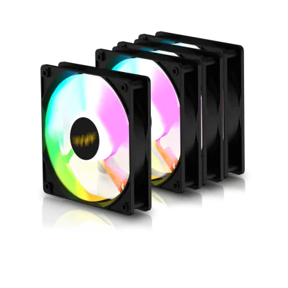 Armaggeddon Gaming Cooling Fan Set 4pcs ARGB KIT 5000 Black