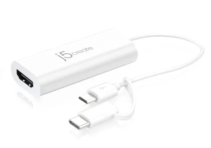 j5create USB to HDMI Display Adapter for Android Phone JUA165C-N