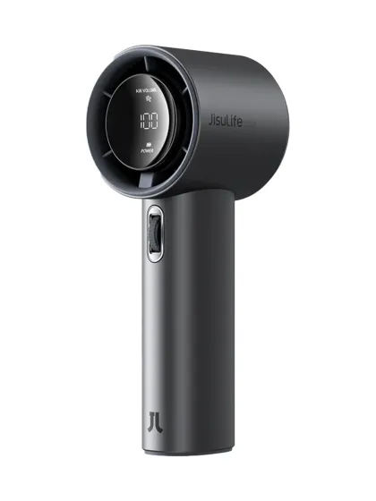Jisulife Portable Personal Fan PRO 1S Black with Display & Powerful 15000 RPM Motor
