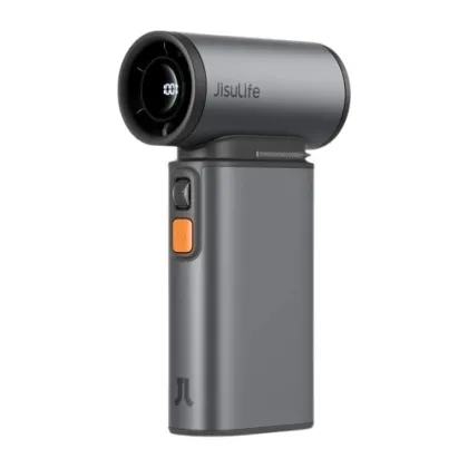 Jisulife ULTRA 1 Portable Personal Fan Aluminium Housing, Square & Round Nozzles Included, 75000 RPM, 1-100 Wind Scroll Wheel