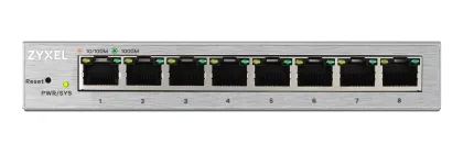 Zyxel Switch Gigabit Ethernet Managed 8-Port Metal UK Plug GS1200-8
