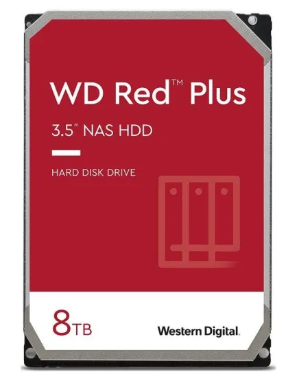 Western Digital HDD 3.5'' RED PLUS NAS 8TB WD80EFPX