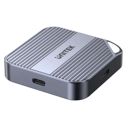 Unitek S1244A USB-C NVME/PCIe M2 2230 Magnetic SSD Enclosure 10Gbps PD100W (Attach Magnetically on the back of Phone, Tablet, Laptop)