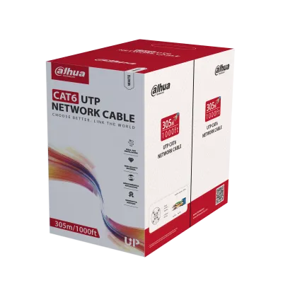 Dahua CAT6 OFC Cable 0.53mm 305m Orange PFM920I-6UN-CN
