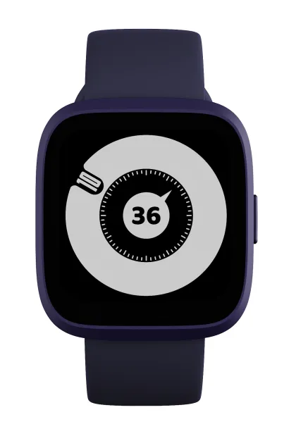 HiFuture EDGE Purple Compact & Lightweight SmartWatch for Smaller Wrists, Wireless Calling, 7 Day Battery, 1ATM