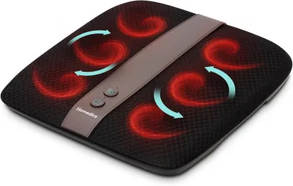 Homedics FM-TS12H 28 Rotating Knots Shiatsu Foot Massager with Heat and Toe-Touch Control