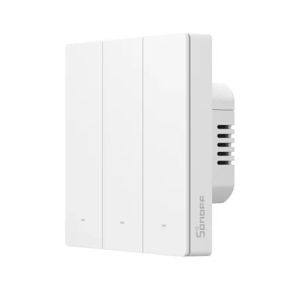 Sonoff Zigbee M5 WiFi Smart Wall Mechanical Switch (No neutral) 3-Button White