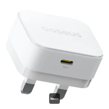 Baseus Charger Wall 20W USB-C PALM Series UK White