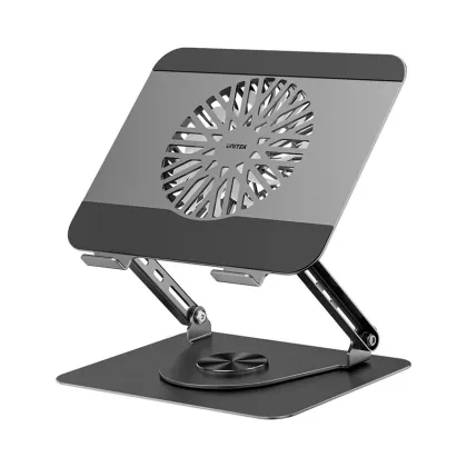 Unitek OT1098A Laptop Stand with 360 Rotation & Detachable Cooling Fan