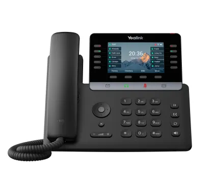 Yealink IP Phone Desktop PoE 4.3'' Gigabit, USB, Expansion, Color Screen SIP-T74U