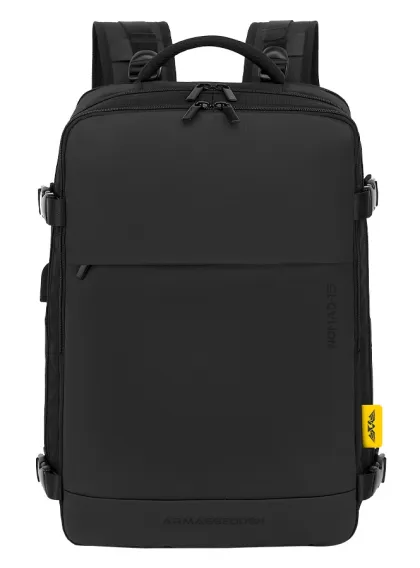 Armaggeddon NOMAD-15 Carbon Splashproof Gaming Bag with Lock & USB-C for up to 16'' Laptops