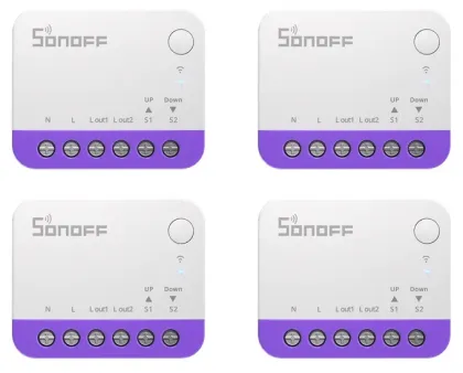 Sonoff WiFi Smart Switch MINI-RBS For Roller Shutter (4 pack )