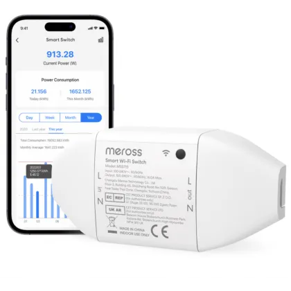 Meross Homekit Smart Wi-Fi Switch 16A (Matter) MSS715MA-UN