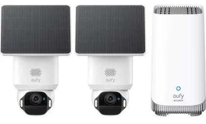 Anker Eufy Security Camera Kit E42 2 x 4K PTZ + Solar Panel + HB3