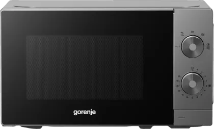 Gorenje Kitchen Microwave Oven 700W 20L 5 Programs Manual Knots MO20E1T4 Titanium