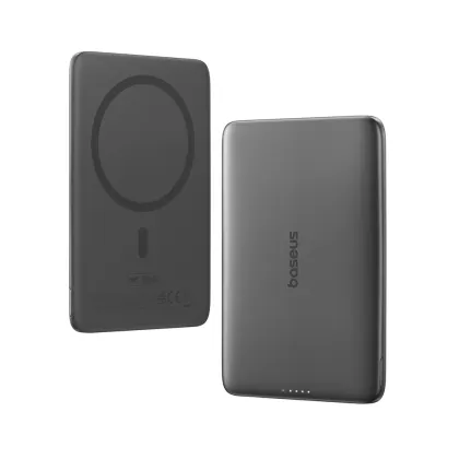 Baseus Powerbank Wireless 20W 5000mAh Magnetic PicoGo AM41 Ultra Black