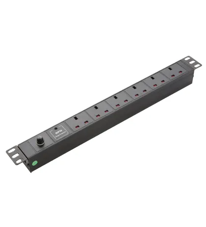 NETPRO PDU 6-Way 1U with Circuit Breaker 13A NP-CPDU6-CB UK