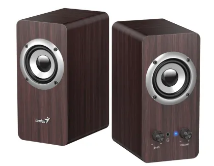Genius PC Speakers 2.0 10W SP-HF400 Brown Wood