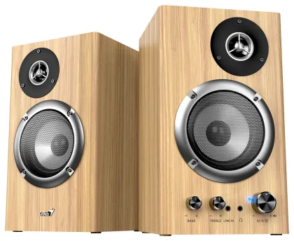 Genius PC Speakers 2.0 50W Aux & BT SP-HF1812BT Pine Wood