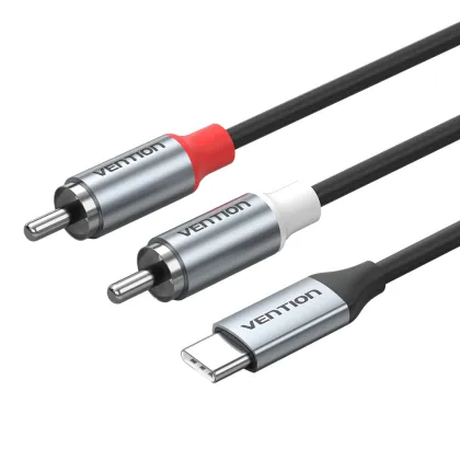 Vention AUDIO CONVERTER USB-C to 2RCA Male Cable 1.0m BIKHF