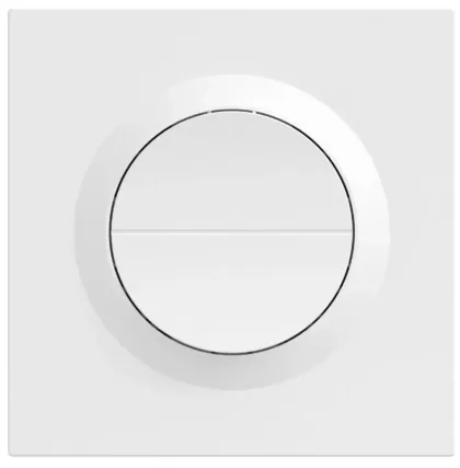 Sonoff Smart Wall Mechanical Switch 1-Button 2 Gang White With Matter