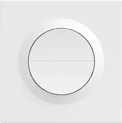 Sonoff Zigbee Smart Wall Mechanical Switch 1-Button 2 Gang White With Matter