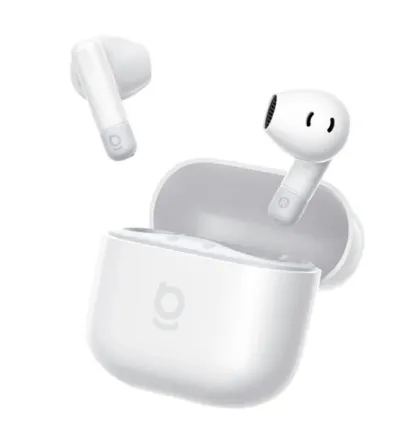 Baseus Headphones In Ear TWS BS2 Lite, SuperBass 2.0, Bluetooth 6.0, IP55, White