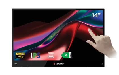 Verbatim Monitor Portable Touch 14" Full-HD USB-C LIGHT Series