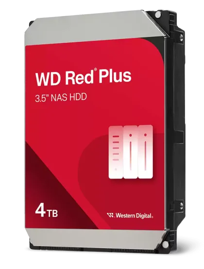 Western Digital HDD 3.5'' RED PLUS NAS 4TB WD40EFZZ