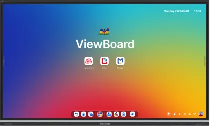 Viewsonic Viewboard Interactive Display Whiteboard 86" 4K Android EDLA 50-Point Touch 70W Speaker NFC IFP8651-3C