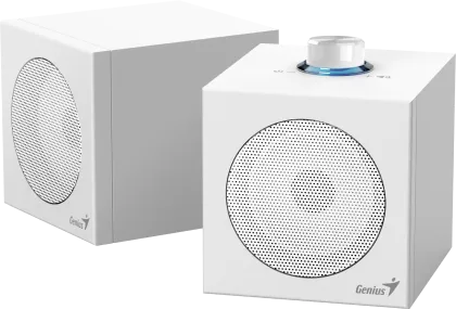 Genius PC Speakers 2.0 USB Audio 4W RMS USB-A+C SP-HF300U White