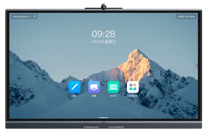 Yealink Interactive Display MeetingBoard C 75" 4K Android 15 GooglePlay BYOM Video Conferencing 50MP AI Camera 8-Mic Array MB75C-EDLA