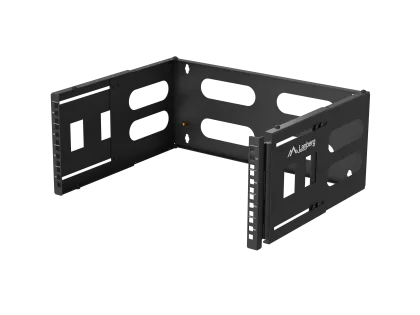 Lanberg Rack Wall Mount Folding Bracket 19" 4U 497X400/240 Black FB01-5404-10B