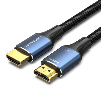 Vention HDMI Cable 2.1 8K60Hz Braided 2.0m Aluminium Blue ALGLH