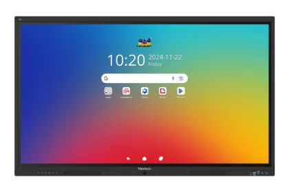 Viewsonic Viewboard Interactive Display Whiteboard 55" 4K Android EDLA 64-Point Touch 2.1 Speakers 8 Mic Array IFP5541-1-1C