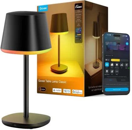 Govee Lamp Table RGBICWW Portable 30hrs (Table Lamp Classic)