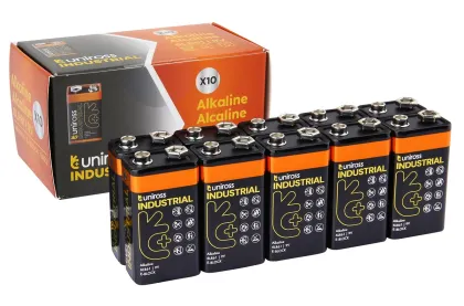 Uniross Alkaline 9V Industrial (Box of 10pcs)