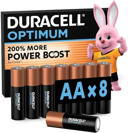 Duracell Alkaline AA (8pcs) Optimum