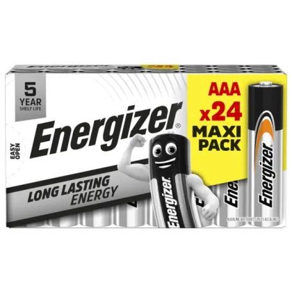 Energizer Batteries Alkaline AAA (24pcs) Alkaline Everyday