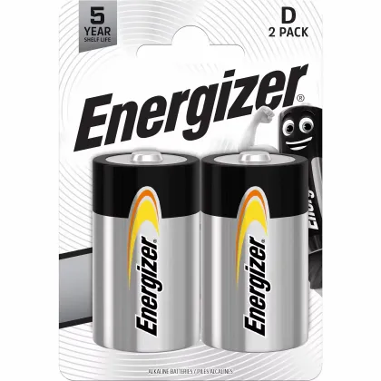 Energizer Batteries Alkaline D (2pcs) Alkaline Everyday