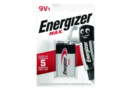 Energizer Batteries Alkaline 9V (1pc) Alkaline MAX