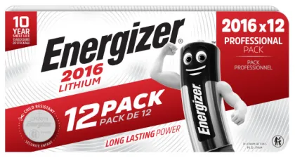 Energizer Batteries Lithium CR2016 (12pcs)