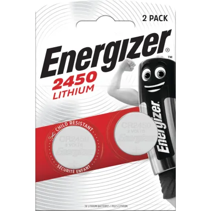 Energizer Batteries Lithium CR2450 (2pc)