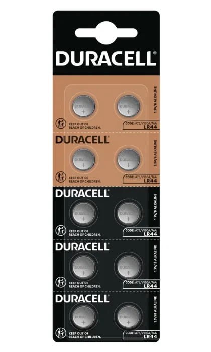 Duracell Alkaline-Cell LR44 (10pcs)
