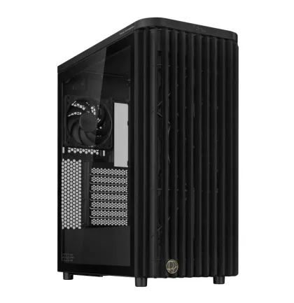 ASUS PC Case ProArt ATX Ash Wood Front Panel Tempered Glass Side Panel 3x Pre-Installed Fans Type-C PA401 Wood Edition Black TG