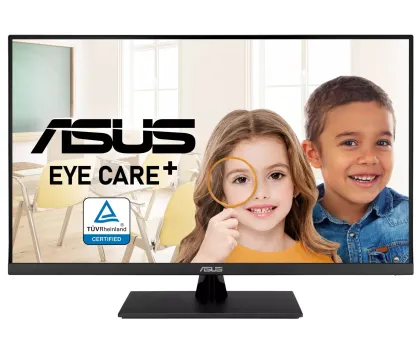 ASUS Monitor EyeCare+ 31.5" 4K UHD 60Hz HDR-10 VA DP Dual-HDMI Speakers VP327Q