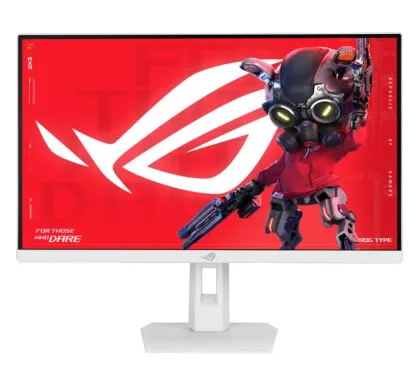 ASUS Monitor ROG Strix Gaming 27" 2K QHD 255Hz IPS 0.3ms Gaming-AI ELMB SYNC DP HDMI USB-C Full Ergonomic XG27ACMES-W White