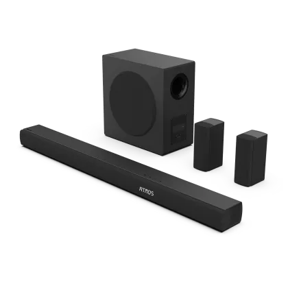Hisense Soundbar AX5100Q 5.1 Ch, 580W, Hi-Concerto, Dolby Atmos, DTS:X, Semi wireless rear surround speakers